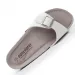 Womens Multi Color Adjustable Buckle Slide Sandals Soft Cork Footbed For Summer Daily Wear Casual Shoes_vogvips.com