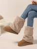 platform Cotton Shoes Warm And Plush Trousers Boots 251107_vogvips.com
