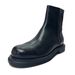 European Warm Series Genuine Martin Steel Toe Zipper Handmade Work Men's Motorcycle Boots Large Leather Shoes Men_vogvips.com