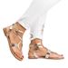 Women's Shoes Summer New Large Size Herringbone Sandals Casual Buckle Women's Flat Sandals_vogvips.com