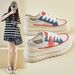 Little White Shoes Female Students Thick-soled Heightening Shoes Mesh Breathable Casual Shoes_vogvips.com
