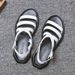 2024 Summer New Men's Sandals, Toe-exposing, Korean Style, Casual, Beach, Roman Trend Men's Slippers_vogvips.com