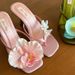 Bohemian Holiday Style Butterfly Orchid Shoe Buckle Sweet Temperament Shoe Flower Travel Photo Hole Shoes Sandals Accessories For Women_vogvips.com