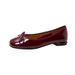 2025 Spring New Butterfly Knot Lacquer Leather Bean Shoes For Women, Flat Bottom, Summer And Autumn, Square Head Single_vogvips.com