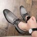 Pointed Handsome British Style Business Pink Leather Casual New Plus Size Men's Shoes, Trendy Shoes,_vogvips.com
