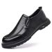Casual men's leather soft soled dad shoes_vogvips.com