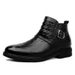 High-top Leather Shoes Casual Shoes Men's Formal Men's Cotton Shoes Velvet Casual Leather Shoes_vogvips.com