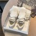 2022 Autumn Winter Shell Toe White Sneakers For Women Versatile Genuine Leather Thick Sole Hidden Wedge Casual Spor_vogvips.com
