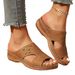 Women's Summer Thick Soled Sandals Breathable Design Hollow Out Beach Slippers_vogvips.com