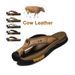 Vanmie Genuine Cow Leather Sandals Anti-slip Fashion Slippers For Men Luxury Casual Summer Shoes_vogvips.com