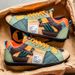Men's Color Block Sneakers - Retro Racing Style Chunky Casual Shoes, Breathable Mesh Lightweight Walking Shoes For Streetwear_vogvips.com
