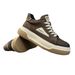 Men's Leather Board Men's Thick Soled Casual Shoes, Trendy Versatile, Mid Top And Cotton Shoes_vogvips.com