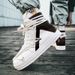 Men's Shoes Men's Harajuku Style Five Pointed Star RO Lace Up Trendy Shoes High Top Casual Shoes Martin Boots Motorcycle Boots_vogvips.com