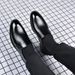 British Style Korean Version Leather Business Formal Slip-On Casual Trendy Hidden Heel Men's Lazy Single Shoes_vogvips.com
