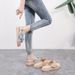 VS-29 2025 Summer New Internet Celebrity Bow Sandals Women's Fairy Style Flat Bottom Student Super Hot Versatile Roman_vogvips.com