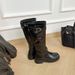 Platform Knight Women's Leather Over-the-Knee Black Long High-End Slimming Autumn Winter Martin Boots Cool_vogvips.com
