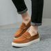New Fashion Genuine Leather Retro Business Men's Casual Shoes Black Daily Office Loafers One-step Driving Party Dress Wedding Men's Shoes_vogvips.com