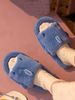 Men's Home Are Soft, Comfortable And Warm Indoor Fun Cartoon One Word Cotton Slippers_vogvips.com