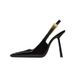 Black High Heels Pointed Toe Stiletto 2024 Spring New Elegant High-end Sexy Patent Leather Single Shoes Women's_vogvips.com