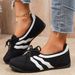 Color Block Flat Training Shoes For Women 2025 Summer New Soft Leather Casual Sneakers Soft Sole Forrest Gump Shoes Sports Shoes For Women_vogvips.com