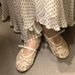 Embroidered Pearl Ballet For Women Fashion Hollow Mesh Round Toe Flat Mary Jane Shoes With Strap_vogvips.com