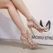 Chic Open-Toe Mule Sandals For Women - Breathable PU Upper With Cozy Wool Lining, Low Block Heel & Round Toe Design, Casual Street Style_vogvips.com