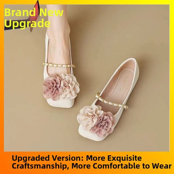 Women's French Retro Mary Jane Flat Shoes Multi-Color Pointed Toe Classic Formal Business Minimalist Style For Spring Autumn_vogvips.com