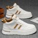 .New High-top White Sneakers For Men In The Autumn Of 26_vogvips.com