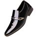 New Leather Korean Style Fashion Versatile Glossy Pointed Casual Four Seasons Formal Business Men's Shoes_vogvips.com