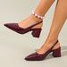 Luxury Retro Women's Patent Leather Shoes Pointed Toe Square Heel Plus Size Autumn Sexy Style_vogvips.com