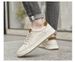 Men's Shoes Little White Shoes First Layer Cowhide Board Shoes Men's Casual Shoes Board Shoes_vogvips.com