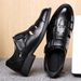 Leather Summer Breathable Hollow Sandals, Genuine Leather Men's Business And Leisure Perforated Shoes, Velcro For_vogvips.com