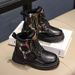 Plush Martin Boots, Workwear, Knight Boots, Boys And Girls, Middle-aged Children's Fashion Shoes_vogvips.com
