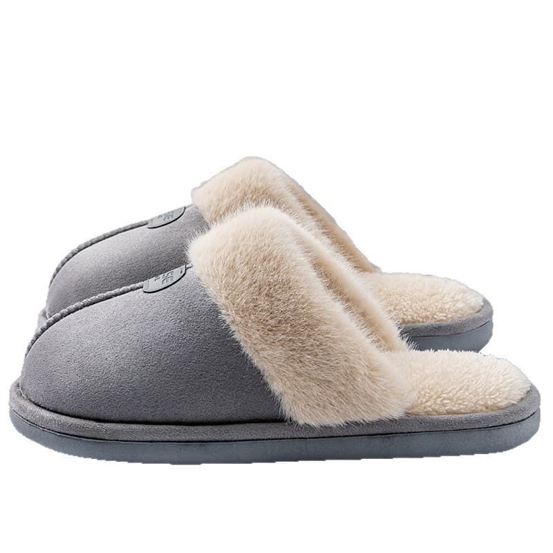 New Thick And Warm Indoor Home Furry Cotton Slippers For Postpartum Use_vogvips.com