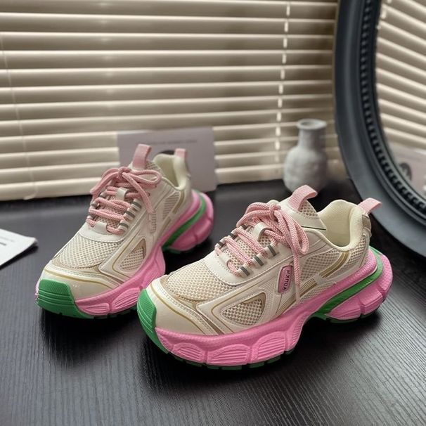 Women's Breathable Sports Shoes Negotiation Casual Shoes Breathable Mesh Shoes_vogvips.com