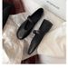 Grape Mom Same Style ~ One-Strap Soft Sole Round Toe Shallow Mouth Mary Jane For Women Genuine Flat Small Leather Shoes_vogvips.com