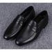 Spring And Autumn New Non-Slip Casual Formal Leather Shoes Breathable Business Men's British Style Slip-On Loafers Soft_vogvips.com