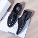Men's Shoes Spring And Autumn New Fashion Business Formal Leather Shoes Versatile Round Head Breathable Casual Shoes Men's Business Leather Shoes Men_vogvips.com