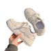 Soft White With Wings For Women, 2025 Spring New Thick-soled Sneakers, Niche Versatile Casual Shoes, Sports Shoes_vogvips.com