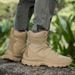 High-top Boots Men Shock-absorbing Wear-resistant Breathable Combat Boots Men Outdoor Comfortable Hiking Shoes Men Ankle Boots_vogvips.com