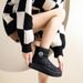 Women's Thick-soled Snow Boots, Loafers, Winter 2025, Lined With Fleece, Short-shaft Snow Boots, Cotton-padded, Anti-slip, Warm, Wearable Cotton Shoes_vogvips.com