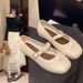New French-style Retro Bowknot Mary Jane Flats Shallow Soles And Soft Bottoms, Suitable For Pairing With Skirts, Casual_vogvips.com
