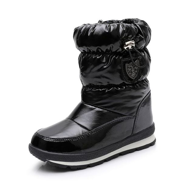 Snow Boots Men's And Women's Winter Medium Tube Wool Thickened Warm Large Size Cotton Shoes Winter Boots Waterproof_vogvips.com