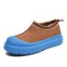 Men's Shoes Winter Internet Celebrity Hot Style Suede Thick Sole Heightening Lazy Slip On Versatile Snow Boots Couple Contrast Color Cotton Shoes_vogvips.com