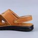 Euro Step Men's Genuine Leather Sandals Outdoor Non-Slip Comfortable Wear-Resistant Beach Shoes Breathable Top Layer Cowhide_vogvips.com