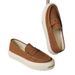 Euro Step 2025 Spring And Autumn New Suede Fashion Trend Slip-On Loafers Men's Casual Shoes_vogvips.com