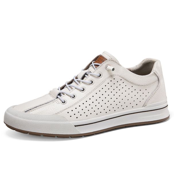 Genuine Leather Casual Shoes For Men 6CM Height Increase Sports Shoes High Quality Flats Shoes Male Brand Office Work Shoe_vogvips.com
