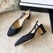 In-Stock Genuine Leather New-Style Women's Spring Shoes, Versatile Color-Blocked High-Heeled Closed-Toe Sandals With_vogvips.com