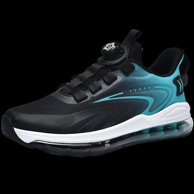 Spring New Rotating Buckle Men's Shoes, Full-length Air Cushion Sports Shoes, Casual Shoes, Running Shoes_vogvips.com