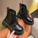 Black Slimming Martin 2023 New Summer Retro Thick-Soled Versatile Thin Style Height-Increasing Short Boots For Petite_vogvips.com